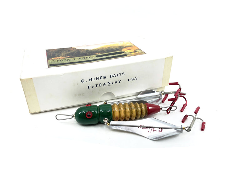 C. Hines Baits Flying Hellgrammite w/Box, Signed