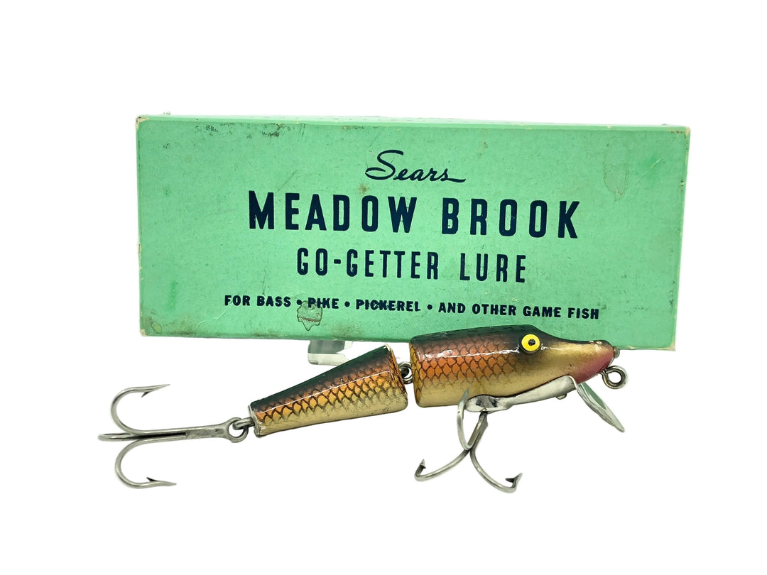 Paw Paw/Sear Meadow Brook Go-Getter Jointed Pikie #3212, Gold Scale Color w/Box