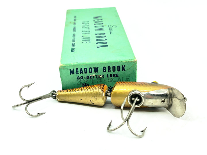 Paw Paw/Sear Meadow Brook Go-Getter Jointed Pikie #3212, Gold Scale Color w/Box