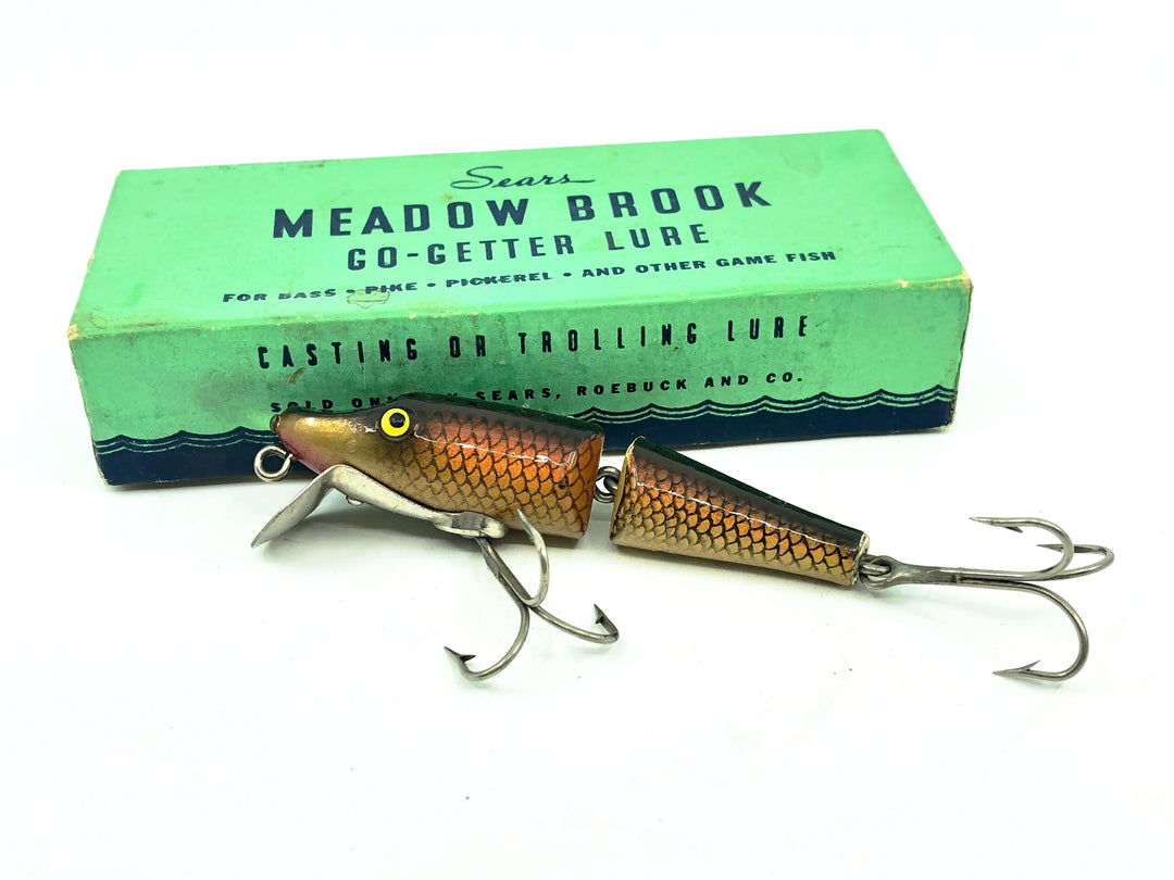 Paw Paw/Sear Meadow Brook Go-Getter Jointed Pikie #3212, Gold Scale Color w/Box