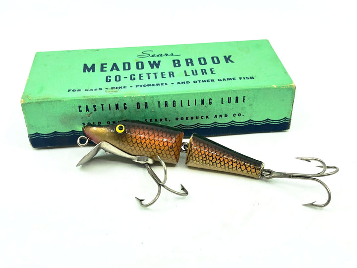 Paw Paw/Sear Meadow Brook Go-Getter Jointed Pikie #3212, Gold Scale Color w/Box
