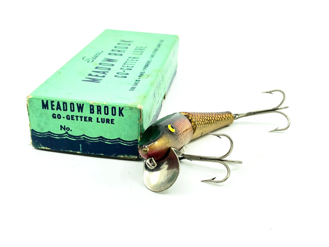 Paw Paw/Sear Meadow Brook Go-Getter Jointed Pikie #3212, Gold Scale Color w/Box