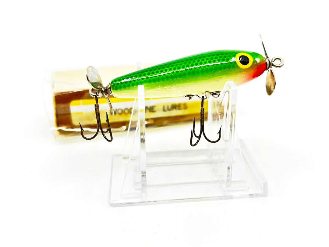 Wood-Line Lures Torpedo Bait, Green Scale Color, Wisconsin Bait