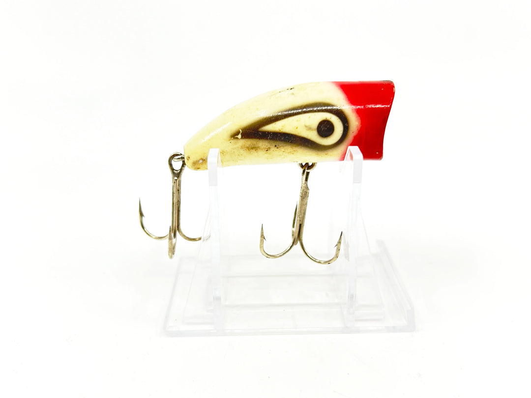 Lazy Ike Chug Ike Lure Red White Color-Smaller Size