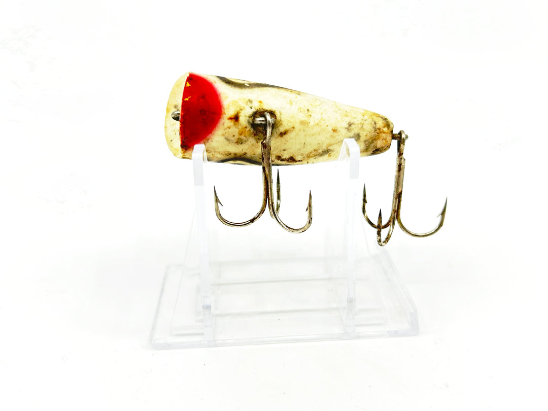 Lazy Ike Chug Ike Lure WBS White/Black Spots Color-Smaller Size-Fisher