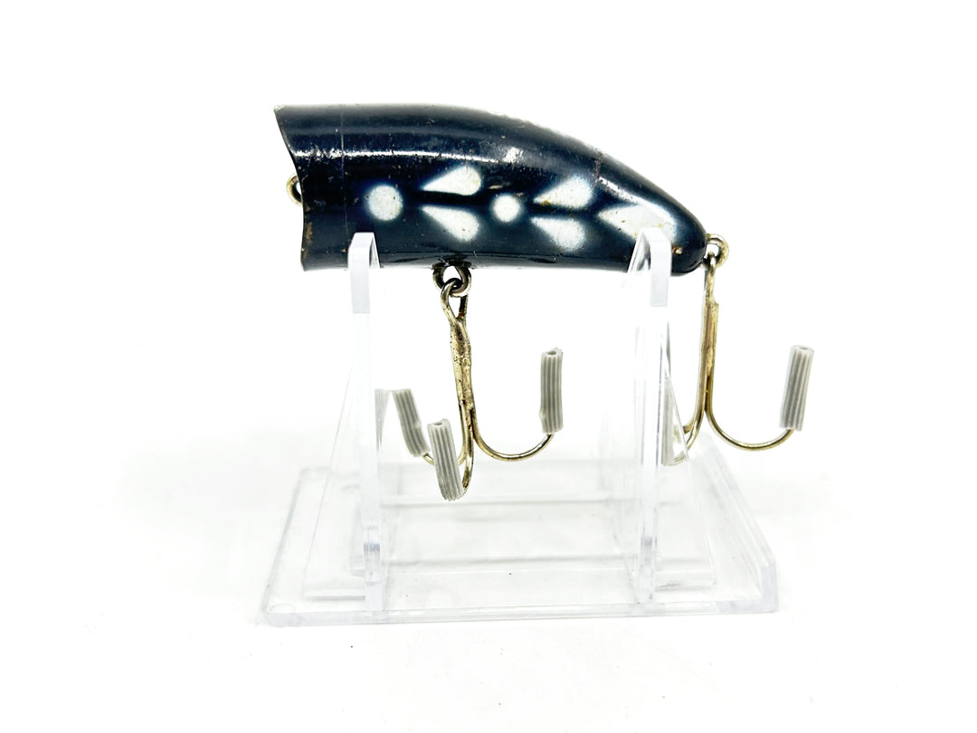 Lazy Ike Chug Ike Lure Black White Mottle Color-Smaller Size