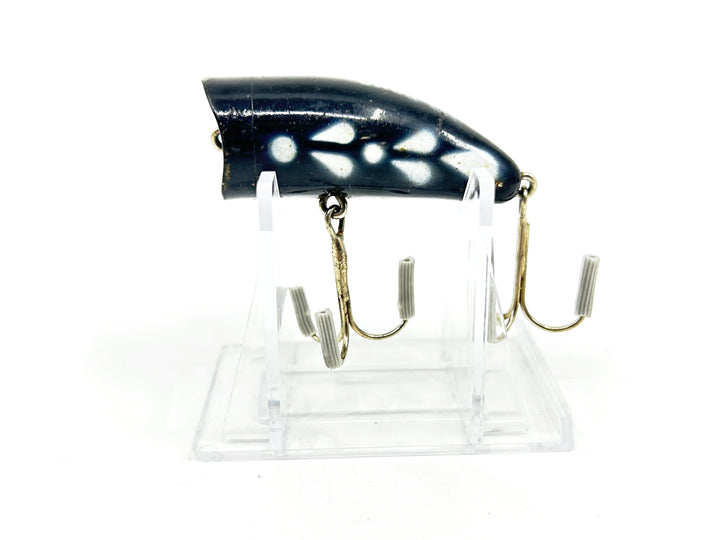 Lazy Ike Chug Ike Lure Black White Mottle Color-Smaller Size