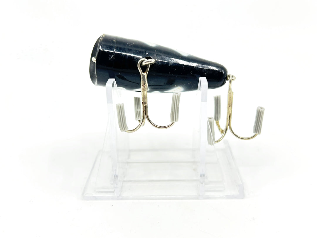 Lazy Ike Chug Ike Lure Black White Mottle Color-Smaller Size