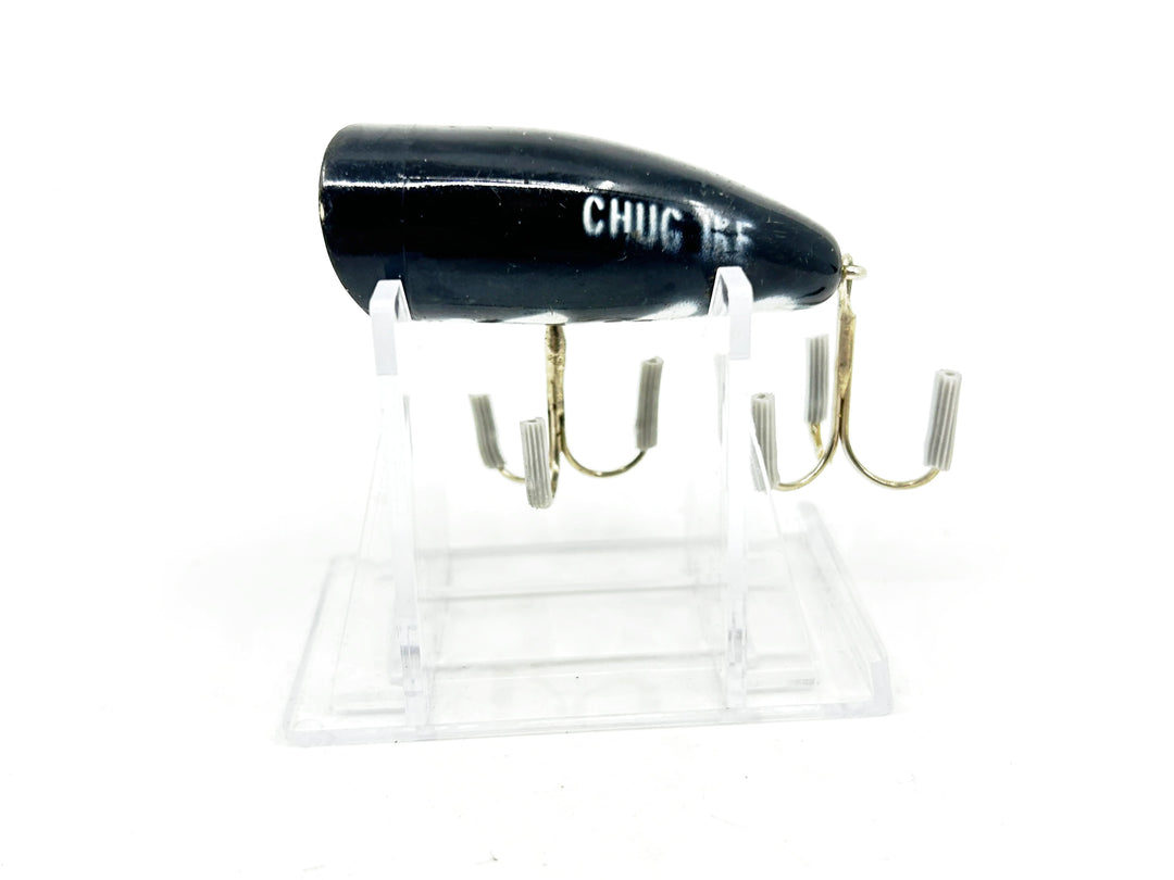 Lazy Ike Chug Ike Lure Black White Mottle Color-Smaller Size