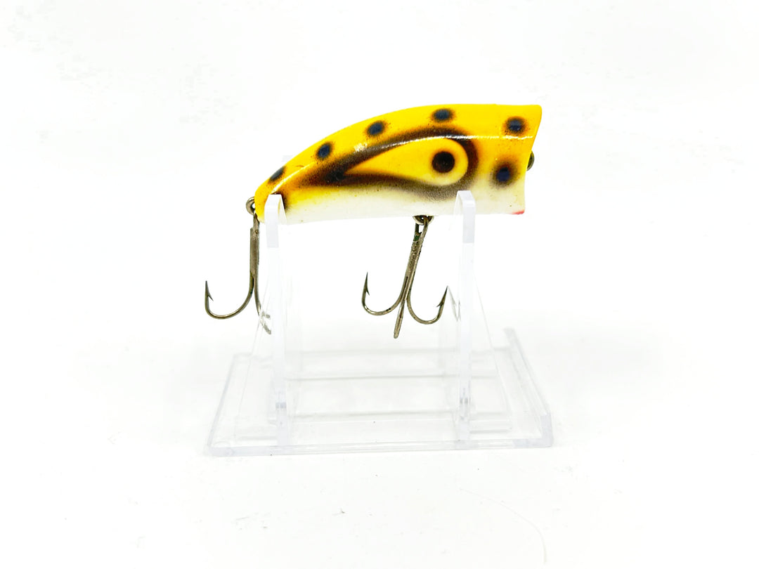Kautzky Lazy Ike Chug Ike Lure YBLS Yellow/Black Spots Color-Smaller Size