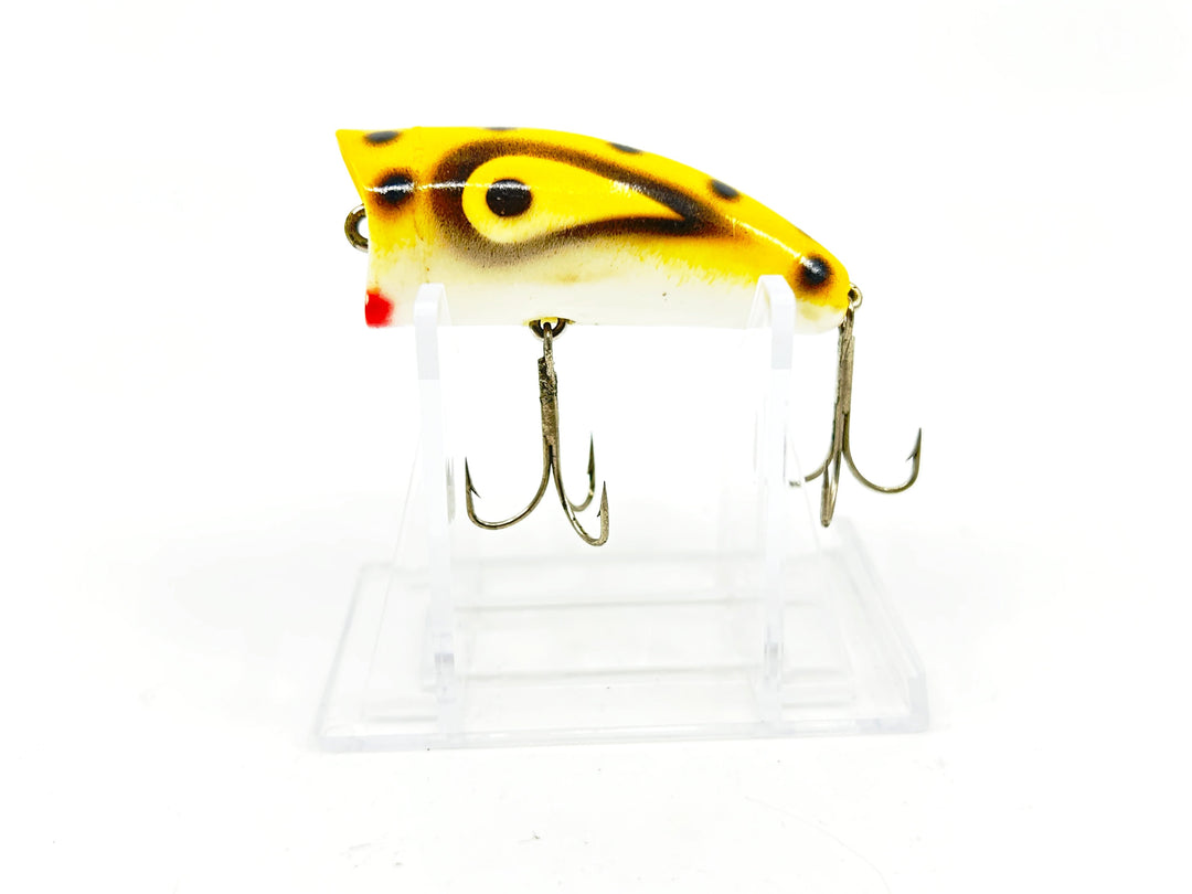 Kautzky Lazy Ike Chug Ike Lure YBLS Yellow/Black Spots Color-Smaller Size