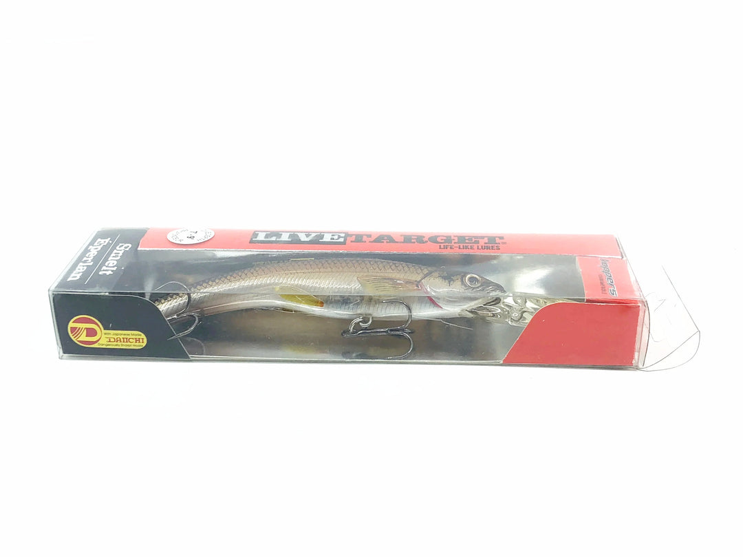 Koppers Live Target Diving Smelt, Gold/Black Color w/Box
