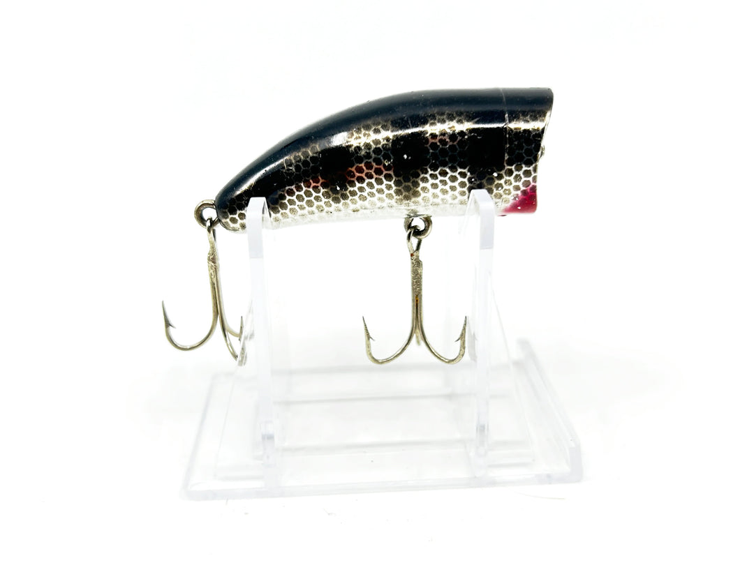 Lazy Ike Chug Ike Lure MLBR-Metallic Black Rib Color-Smaller Size-Tough