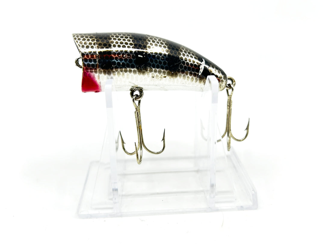 Lazy Ike Chug Ike Lure MLBR-Metallic Black Rib Color-Smaller Size-Tough