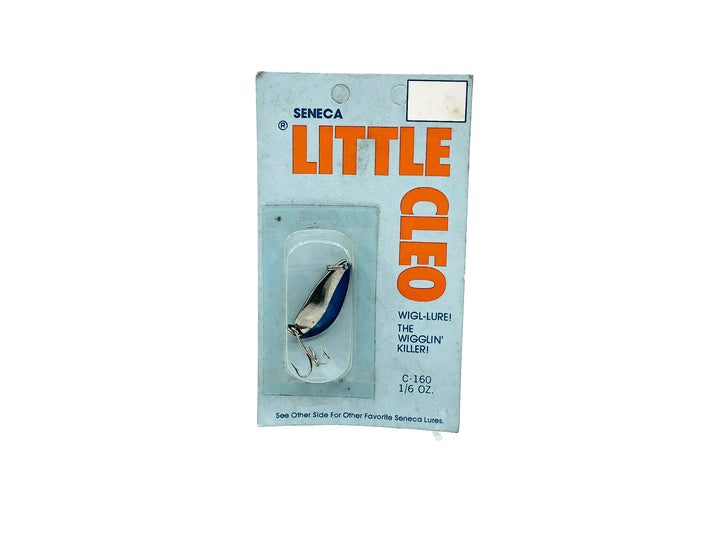 Little Cleo WIG-L Lure 1/6oz, Nickle/Blue Nickle Color on Card