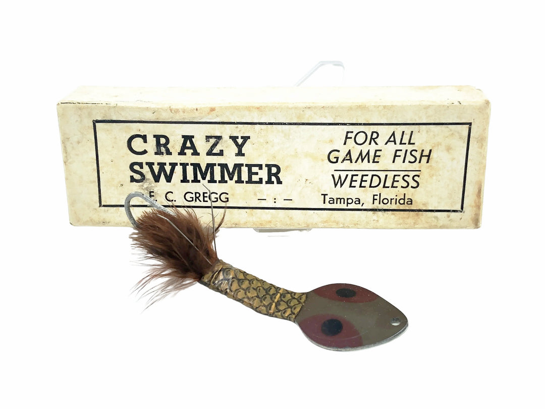 E. C. Gregg Crazy Swimmer, Grey/Brown Eye Color w/Box
