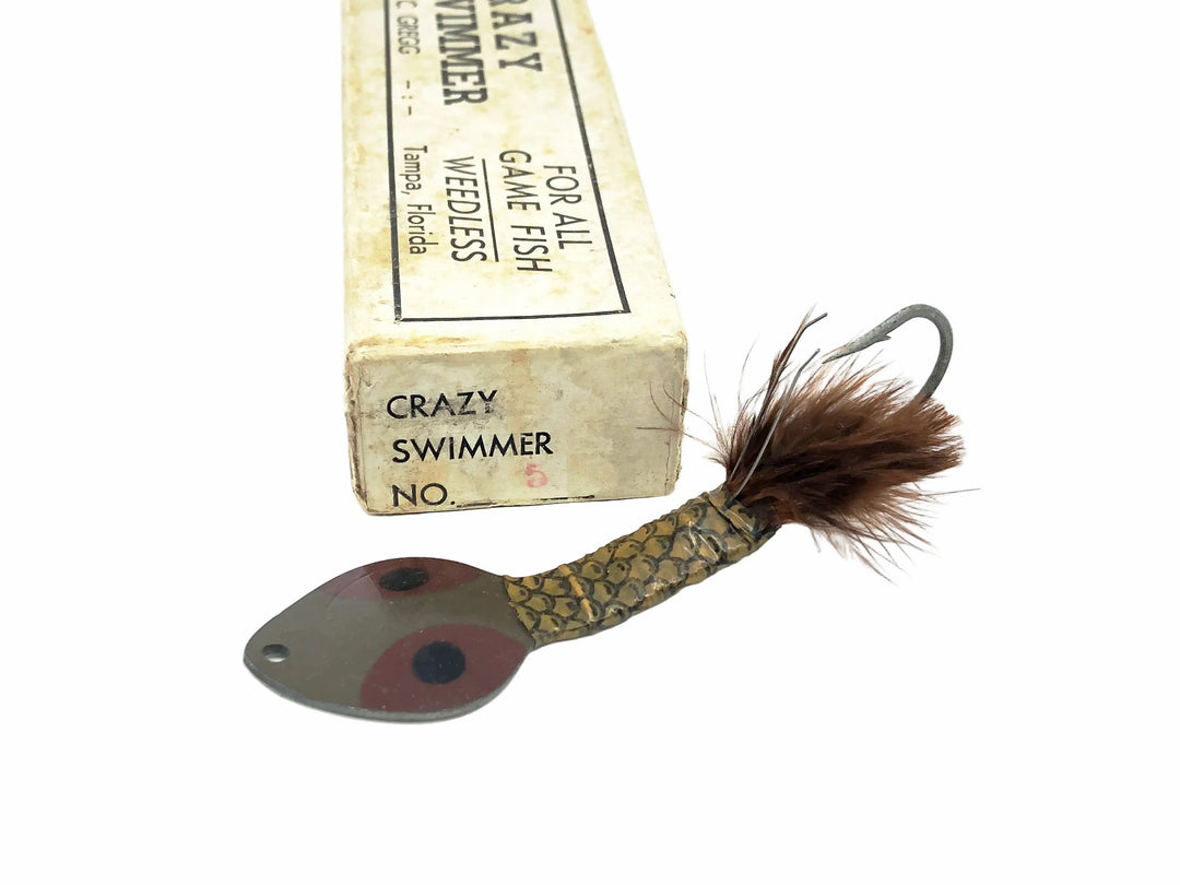 E. C. Gregg Crazy Swimmer, Grey/Brown Eye Color w/Box