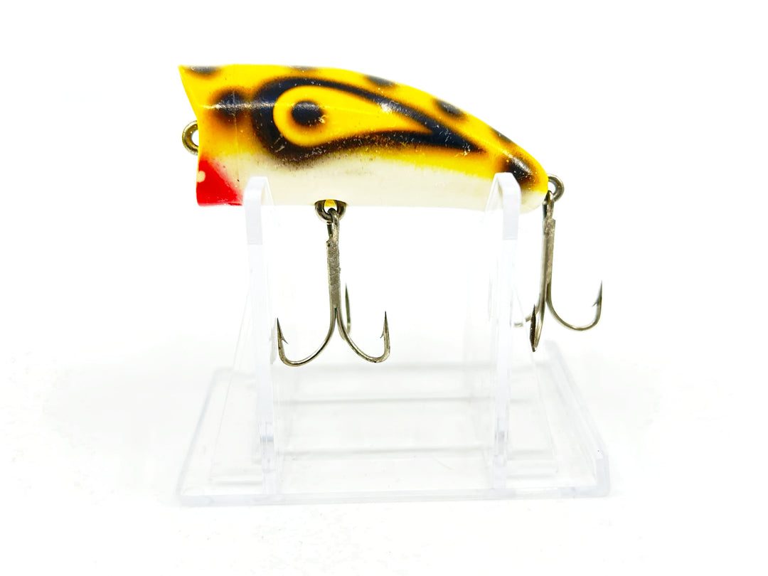 Kautzky Lazy Ike Chug Ike Lure YBLS Yellow/Black Spots Color-Smaller Size