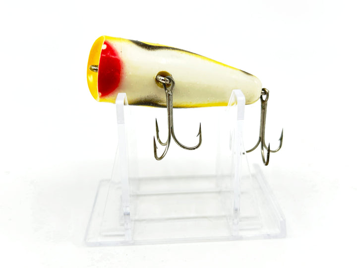 Kautzky Lazy Ike Chug Ike Lure YBLS Yellow/Black Spots Color-Smaller Size