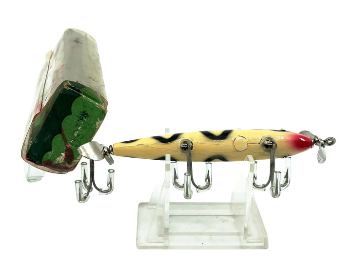 Paw Paw/Sears Meadow Brook Aristocrat Torpedo, White/Black Serpentine stripe Color w/Box