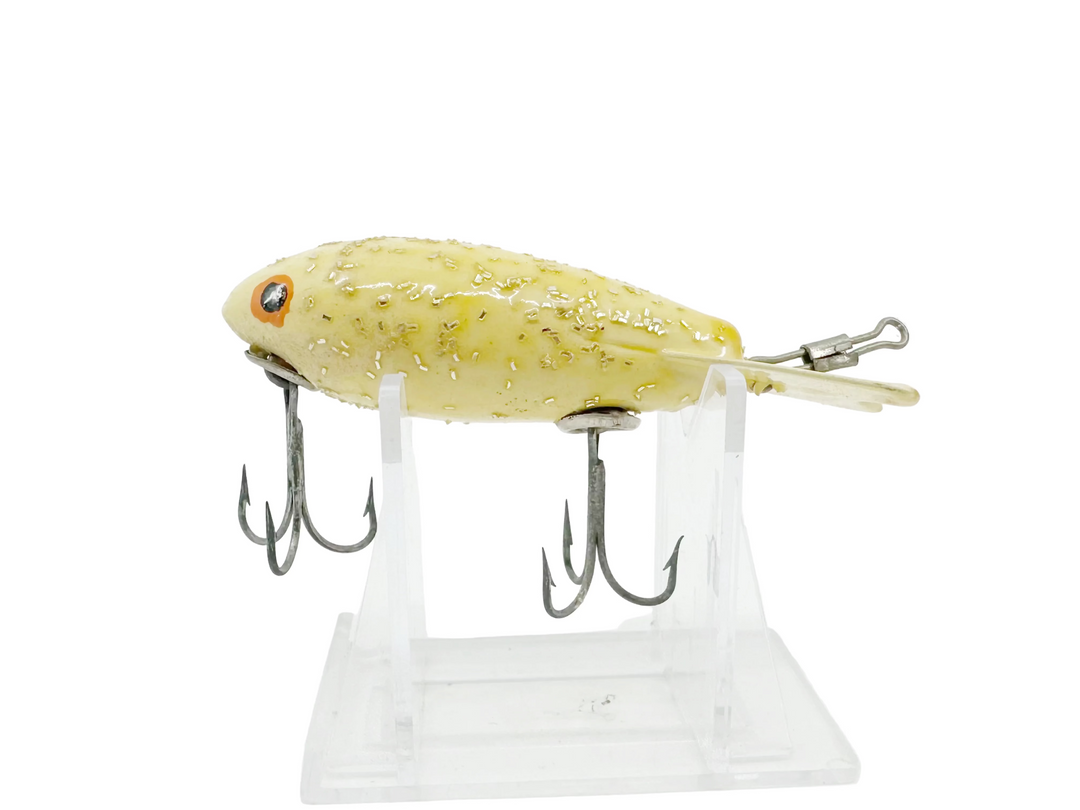 Wooden Bomber 400 Series, #19 Yellow/Silver Flakes Color