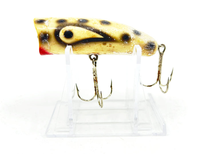 Lazy Ike Chug Ike Lure WBS White/Black Spots Color-Fisher