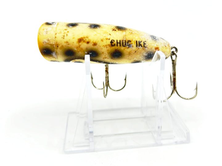 Lazy Ike Chug Ike Lure WBS White/Black Spots Color-Fisher