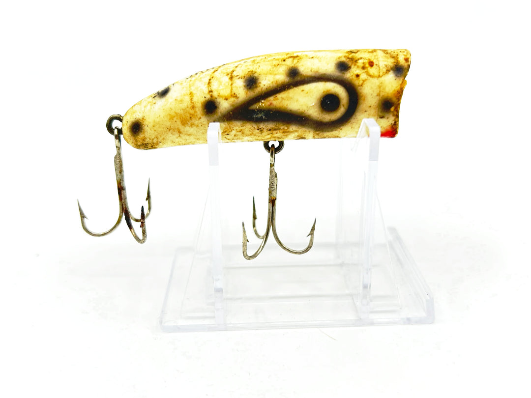 Lazy Ike Chug Ike Lure WBS White/Black Spots Color-Fisher