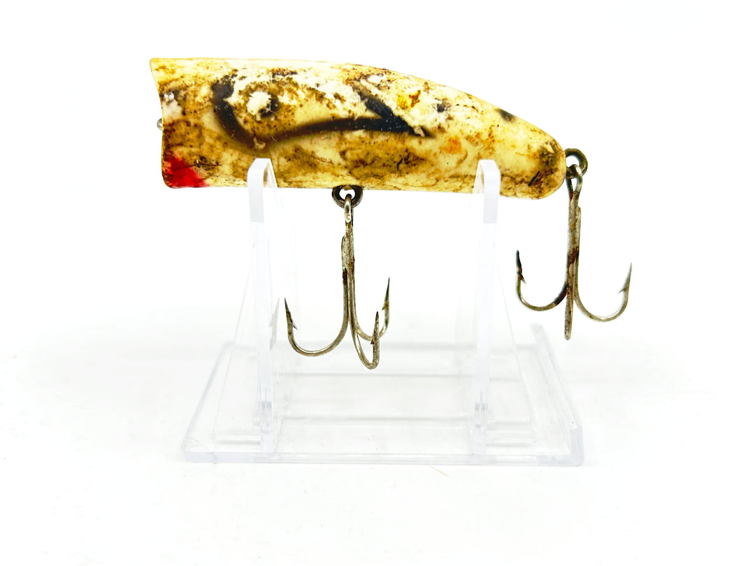 Lazy Ike Chug Ike Lure WBS White/Black Spots Color-Fisher