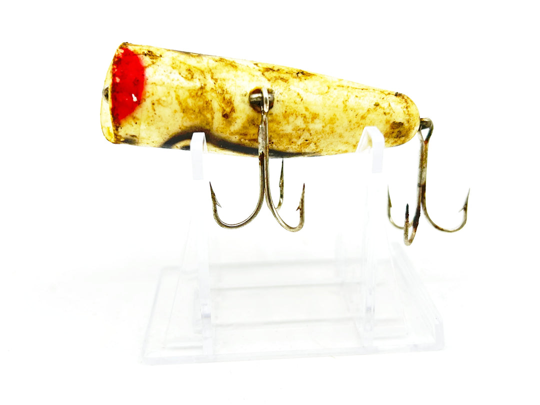 Lazy Ike Chug Ike Lure WBS White/Black Spots Color-Fisher