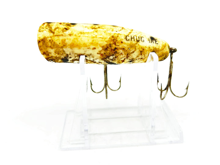 Lazy Ike Chug Ike Lure WBS White/Black Spots Color-Fisher