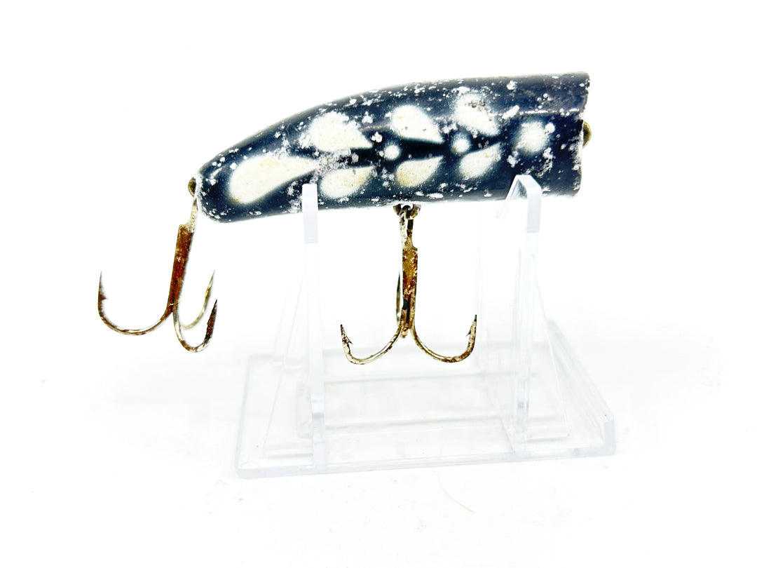Kautzky Lazy Ike Chug Ike Lure Black White Mottle Color-Fisher