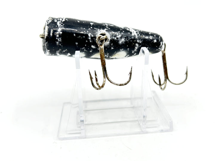 Kautzky Lazy Ike Chug Ike Lure Black White Mottle Color-Fisher