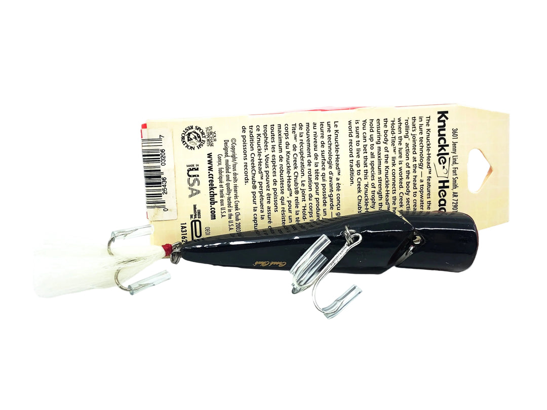 Creek Chub Knuckle Head Jr, Black Color
