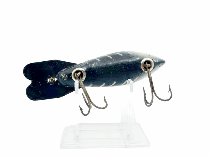 Bomber 600 Series, #14 Black White Ribs Color