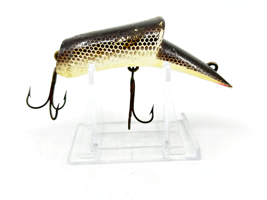 Kautzky Lazy Ike Top Ike Wooden Lure Black Scale Color Larger Size