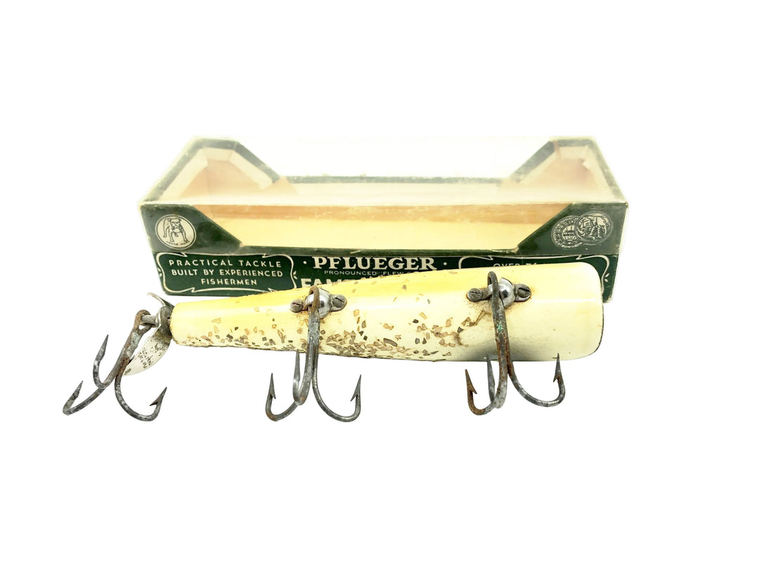 Pflueger Poprite 8500, #03 Silver Flitter Color w/Box & Paperwork