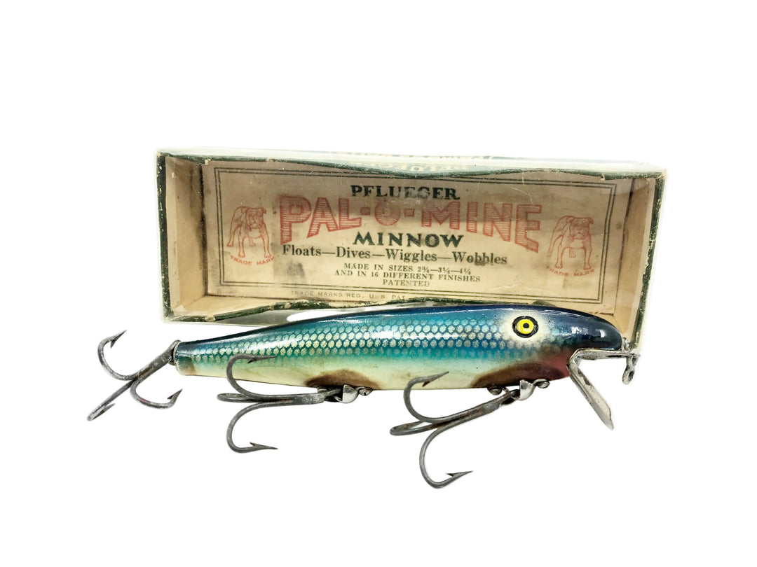 Pflueger Palomine Minnow 5000, #09 Blue Scale Color w/Box & Paperwork
