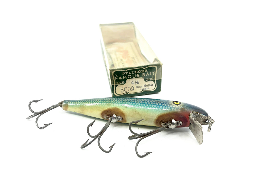 Pflueger Palomine Minnow 5000, #09 Blue Scale Color w/Box & Paperwork
