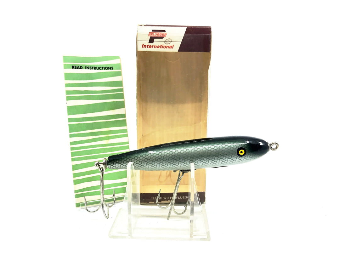 Pflueger Ballerina Minnow No.5400, #11 Silver Scale/Black Back Color w/Box & Paperwork
