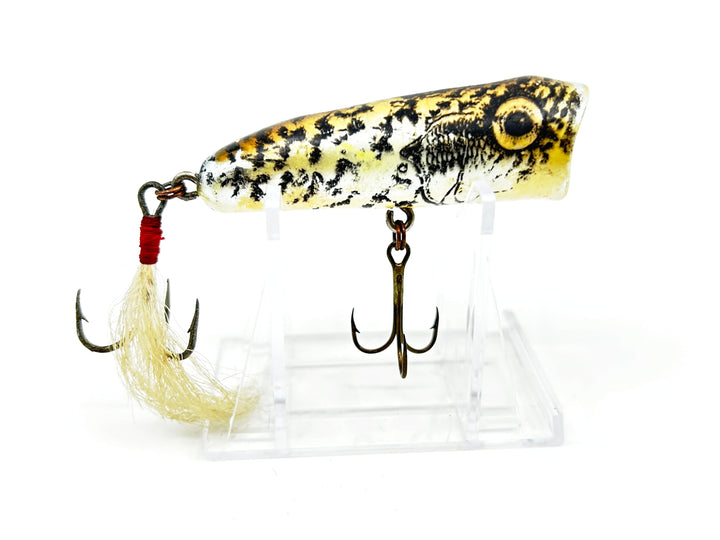 Lazy Ike Chug Ike Lure Natural White Crappie Color