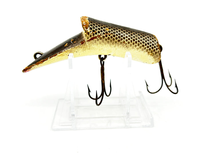 Kautzky Lazy Ike Top Ike Wooden Lure Black Scale Color Larger Size