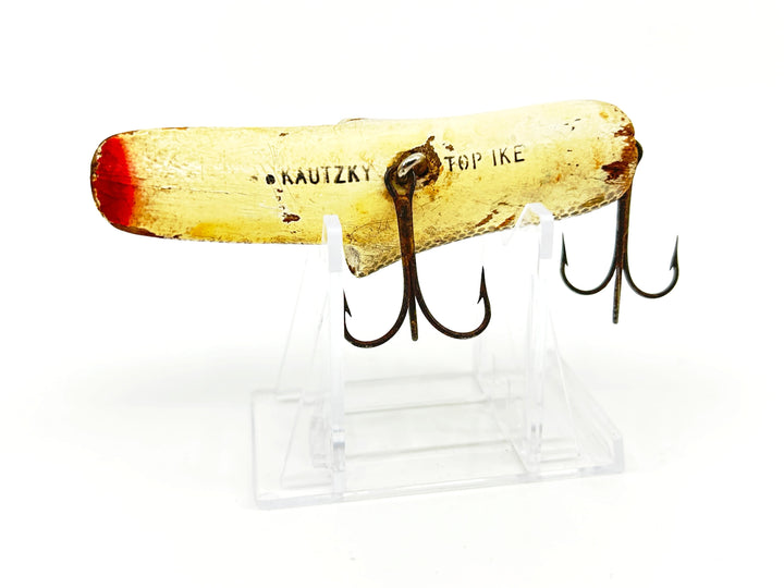 Kautzky Lazy Ike Top Ike Wooden Lure Black Scale Color Larger Size