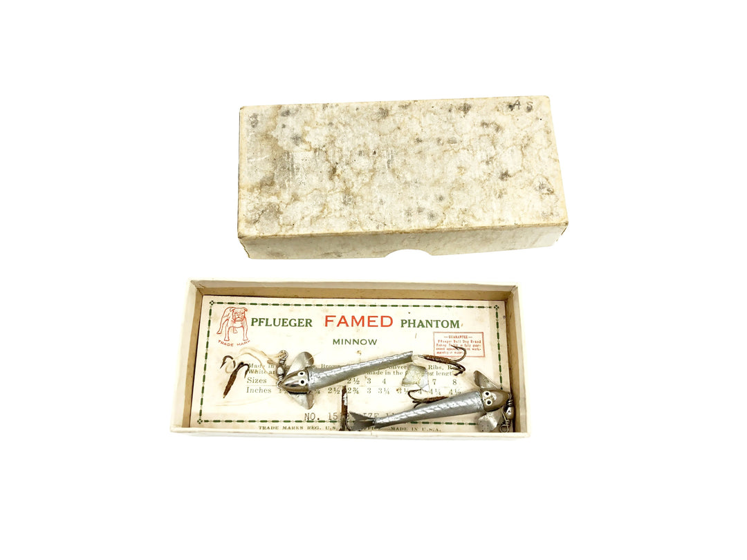 Pflueger Phantom Minnow 1500, #13 Silver Color w/Box