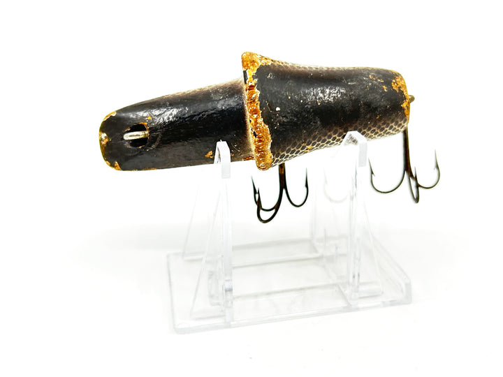 Kautzky Lazy Ike Top Ike Wooden Lure Black Scale Color Larger Size