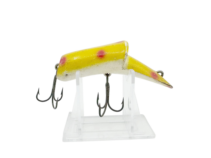 Kautzky Top Ike Yellow with Red Spots Wooden Lure