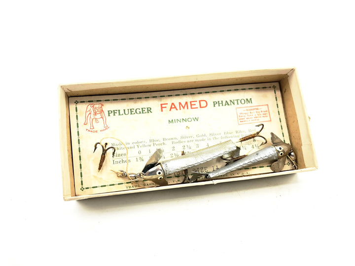 Pflueger Phantom Minnow 1500, #13 Silver Color w/Box