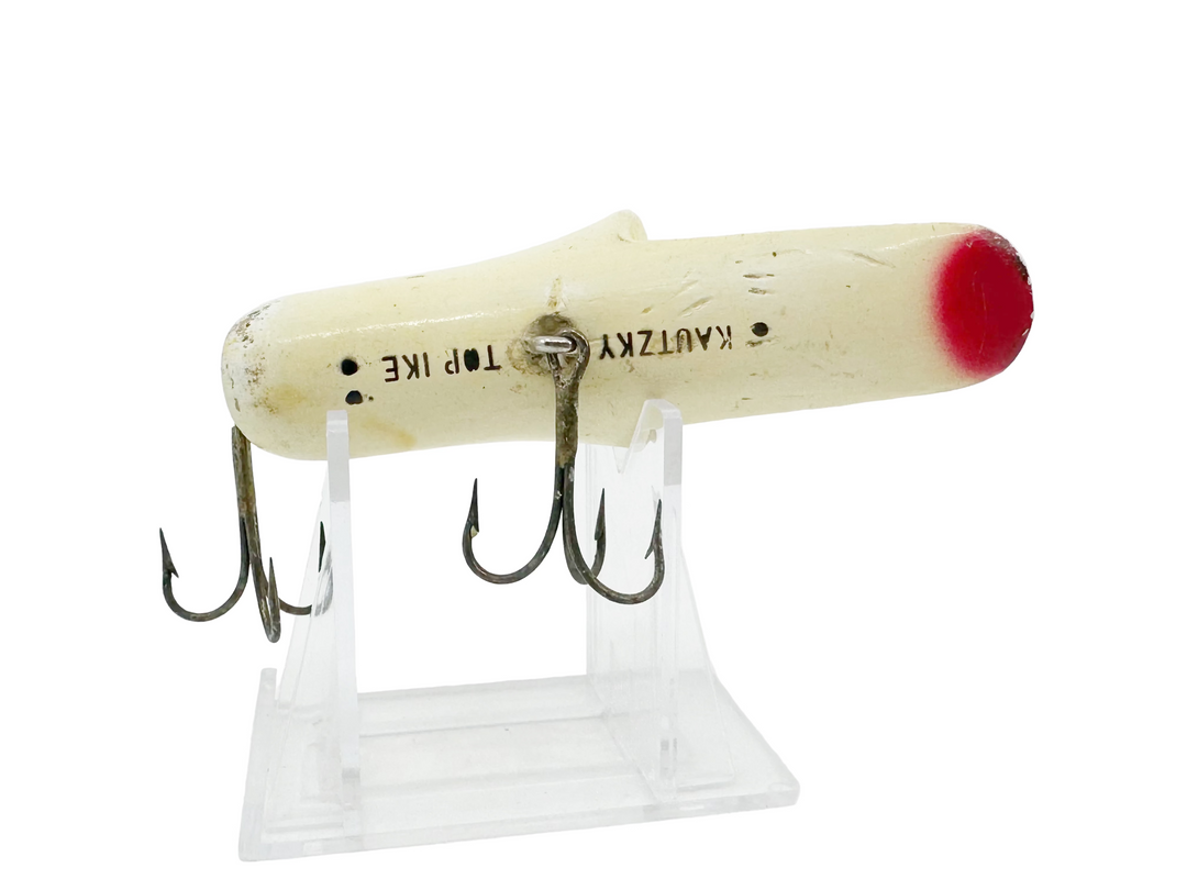 Kautzky Top Ike Yellow with Red Spots Wooden Lure