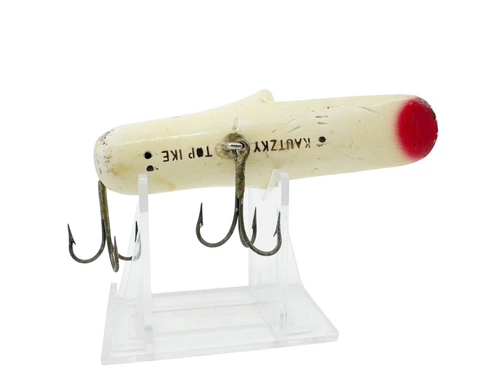 Kautzky Top Ike Yellow with Red Spots Wooden Lure