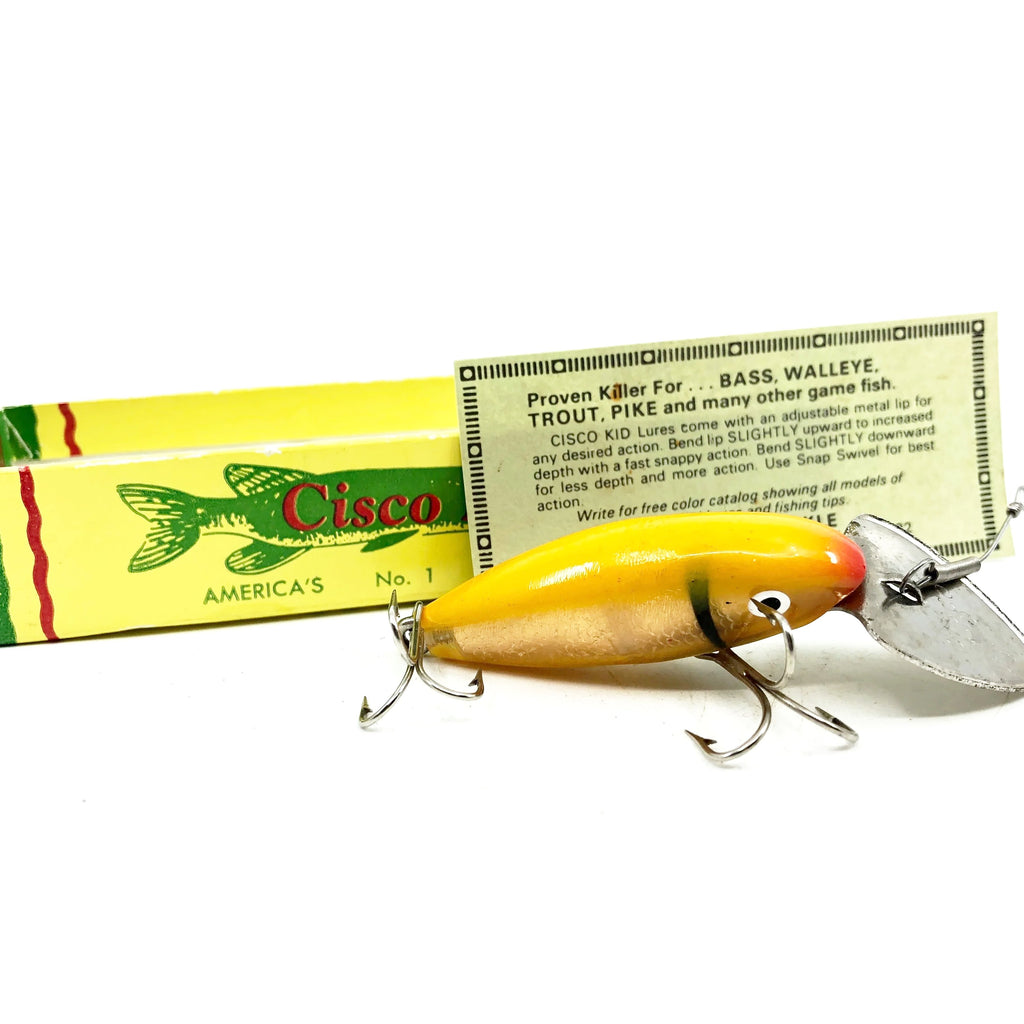 Cisco Kid Diver No.1300, #04 Yellow Color w/Box – My Bait Shop, LLC